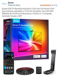 Govee Retroilluminazione LED TV 3 Lite