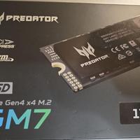 acer SSD Predator GM7 da 1TB, M.2 2280 PCIe X005