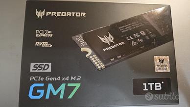 acer SSD Predator GM7 da 1TB, M.2 2280 PCIe X005