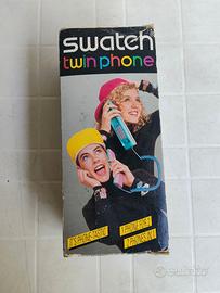 SWATCH TWIN PHONE PINK JELLY Boxato Telefono Vinta