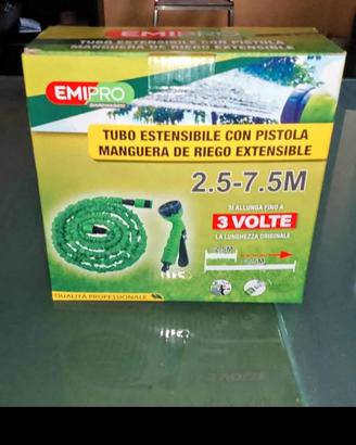 Tubo estensibile con pistola metri 2.5/7.5 