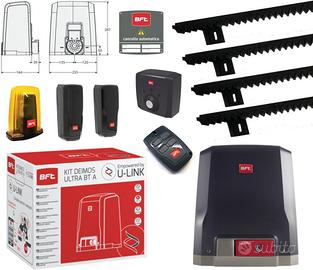 kit cancello scorrevole bft 400 kg 24v