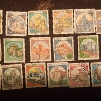Lotto francobolli anni 80