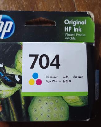 Cartuccia originale HP 704 tricolore