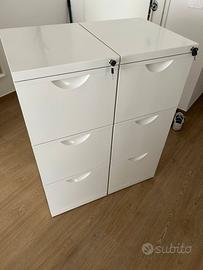 2 schedari + 90 cartelline pari NUOVO