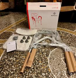 Sedile doccia con braccioli e schienale Moretti