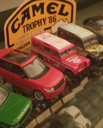 mini collezione di 7 Land Rover Burago 1/43