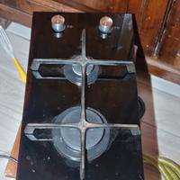 fornello a gas 2 fuochi. piano cottura a gas