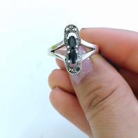 Anello in Zaffiro Nero