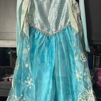 Vestito carnevale Disney. Elsa Frozen.