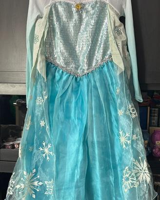Vestito carnevale Disney. Elsa Frozen.