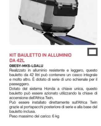 Kit Bauletto