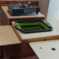 Camping Kit Box Artigianale  Ideale per Auto e Van
