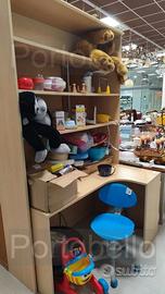 Codice: 8636 SCRIVANIA ANGOLARE CON LIBRERIA SOPR
