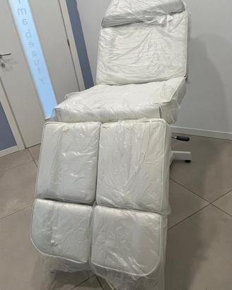 Lettino idraulico proffess. estetica con braccioli