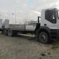 Iveco Stralis 360 cv E5 , 6X2, pianale a carellone