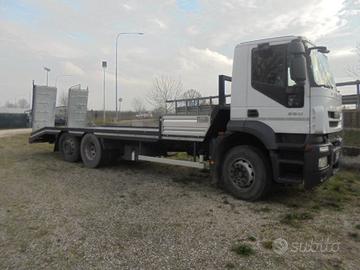 Iveco Stralis 360 cv E5 , 6X2, pianale a carellone