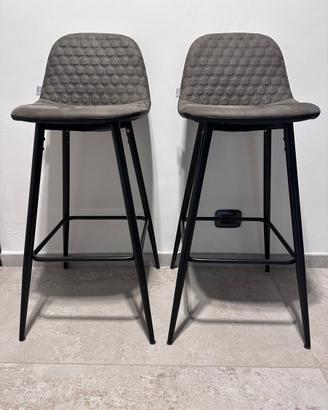 Sgabelli tomasucci modello gale grey grigio