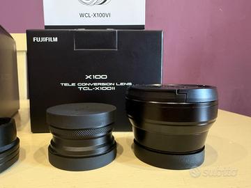 Obiettivi per Fujifilm x100vi WCL II + tcl