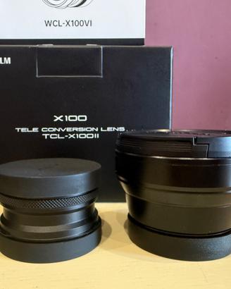 Obiettivi per Fujifilm x100vi WCL II + tcl
