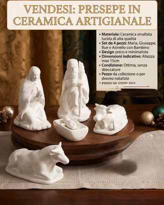 Presepe in ceramica