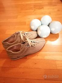 Set 4 bocce pietra + scarpe uomo Eurolimpic Sport