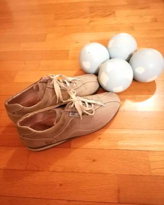 Set 4 bocce pietra + scarpe uomo Eurolimpic Sport