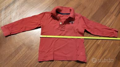 POLOmaniche lunghe bambino tg 24mesi