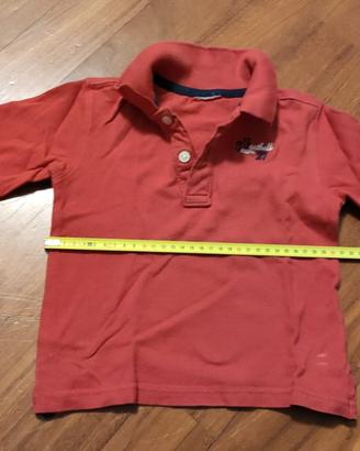 POLOmaniche lunghe bambino tg 24mesi