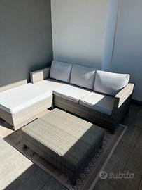 Set/divanetto da esterno