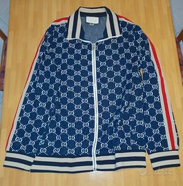 Tuta GG giacca e pantaloni completo monogramma blu