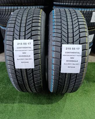 2 GOMME 215 55 17 CONTINENTAL INV RIF2446