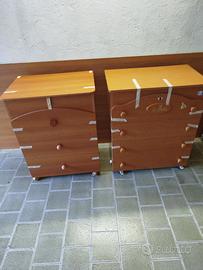 Mobile mobiletto fasciatoio neonato tre cassetti