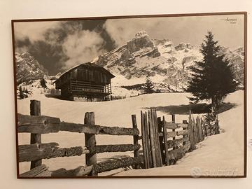 Quadro foto su tela bianco e nero