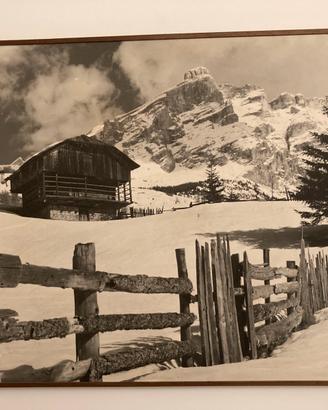 Quadro Vintage foto su tela bianco e nero