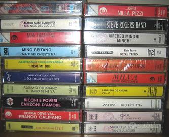 CASSETTE NUOVE ORIGINALI ARTISTI ITALIA Vedi Lista