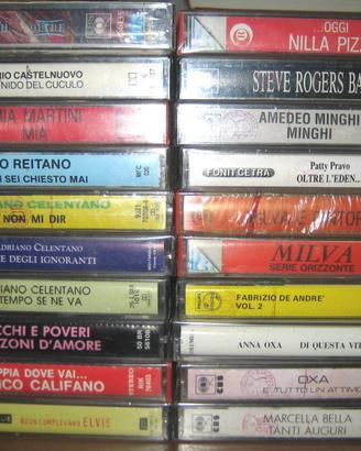 CASSETTE NUOVE ORIGINALI ARTISTI ITALIA Vedi Lista