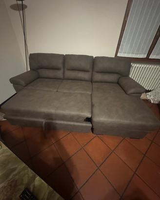 Iside Divano Letto con penisola sx