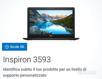Laptop Dell inspiron 3539  (core i7, mx230)+borsa 