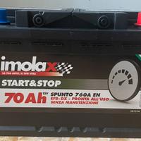 Batteria imolax 70Ah start & stop - NUOVA -