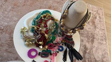 10 pezzi collana bigiotteria ottime una guess