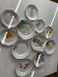 Piatti ottagonali Ceramica d’Este