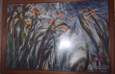Quadro "Iris gialli" Monet