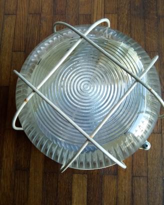 plafoniera da esterno vintage 