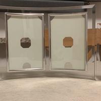 Set cornici in vetro curvo