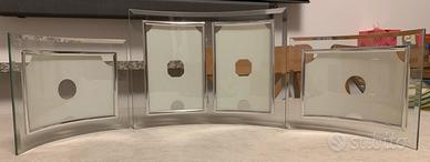 Set cornici in vetro curvo