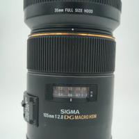 Sigma 105mm f/2.8 EX DG Macro OS per Canon USATO