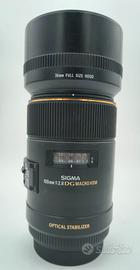 Sigma 105mm f/2.8 EX DG Macro OS per Canon USATO