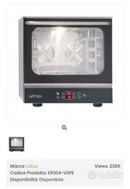 FORNO elettrico professionale LOTUS ER304-USPE