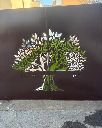 Recinzione pantografata su misura